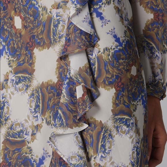 Cascade Ruffle Maxi Dress - Picture 4 of 6